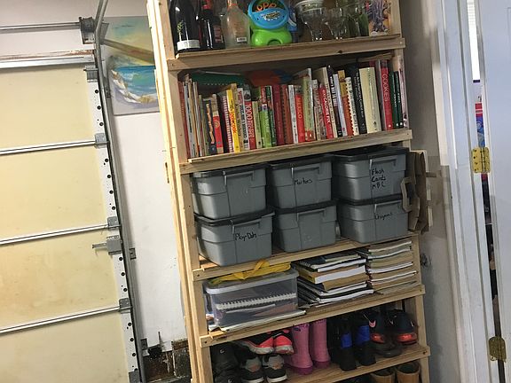 Tons of garage storage  