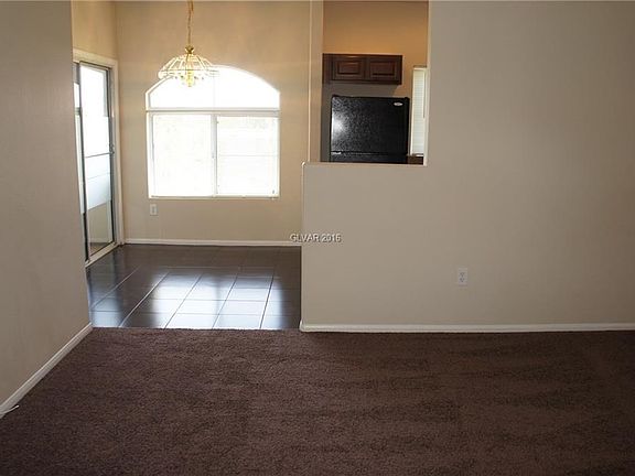 Living room open to the dining area