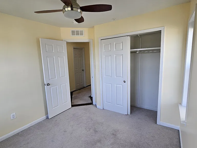 Good size walk in closet in bedrooms