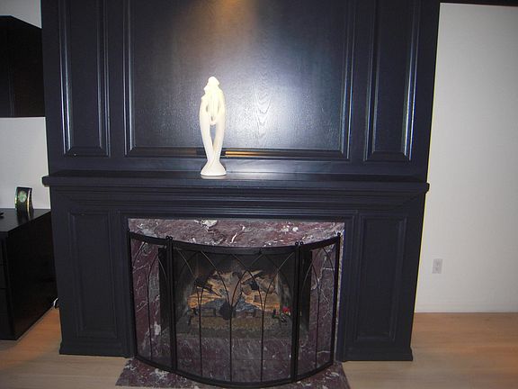 fire place in master