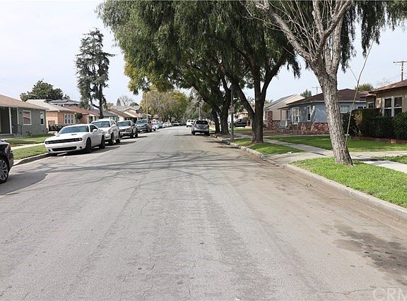 Street view towards De Forest Park