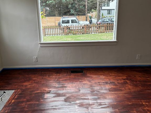 Large living room picture window. South facing