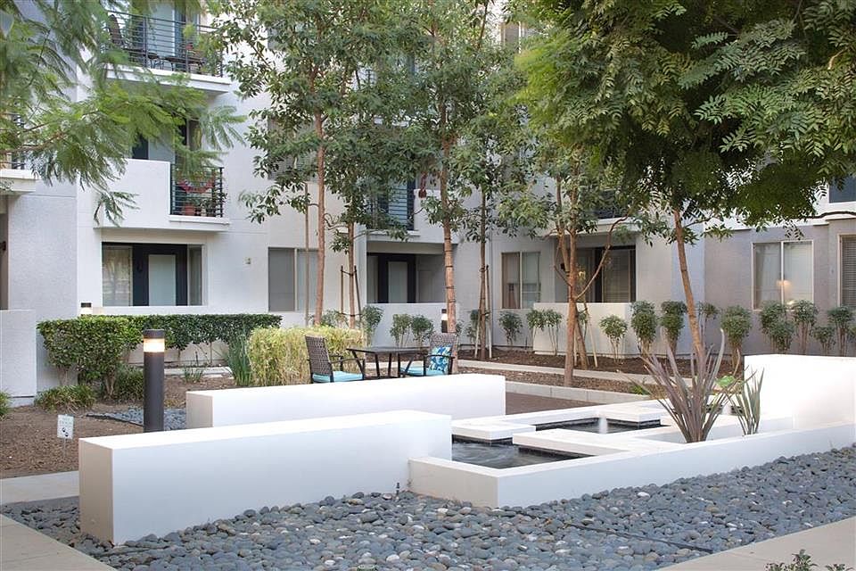 Tranquil courtyards with water features allow you to unwind