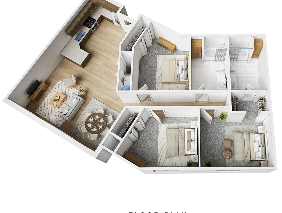Floor plan 3 bedroom
