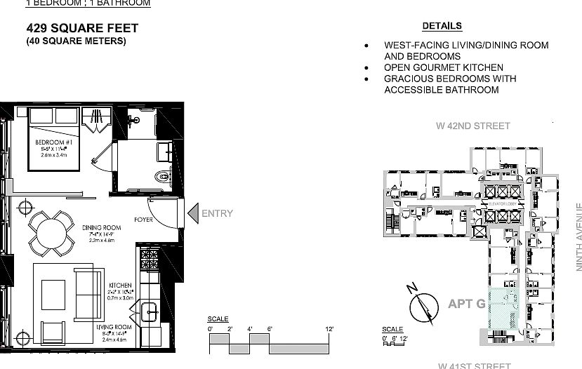 2nd image of 400 W 42nd St #27G