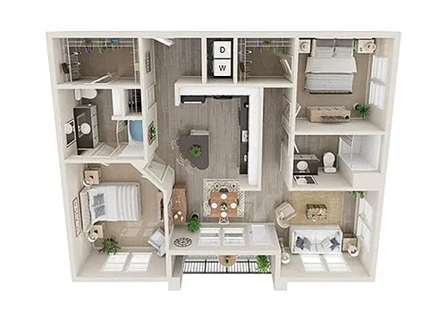Floor plan B3
