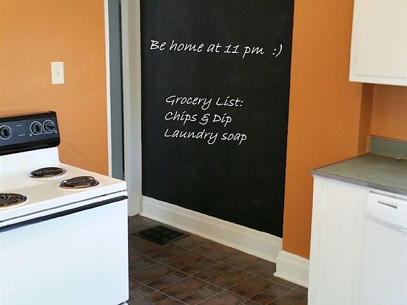 Chalkboard wall