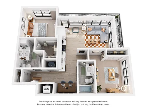 Floor plan Plaid