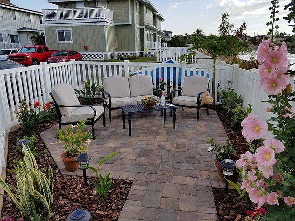 Unwind after a long day out on this gorgeous new patio!