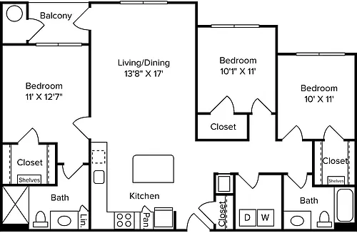 Floor plan C4