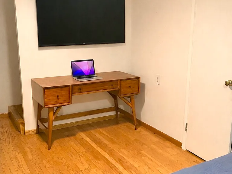 TV, desk, chair will be included, and closet