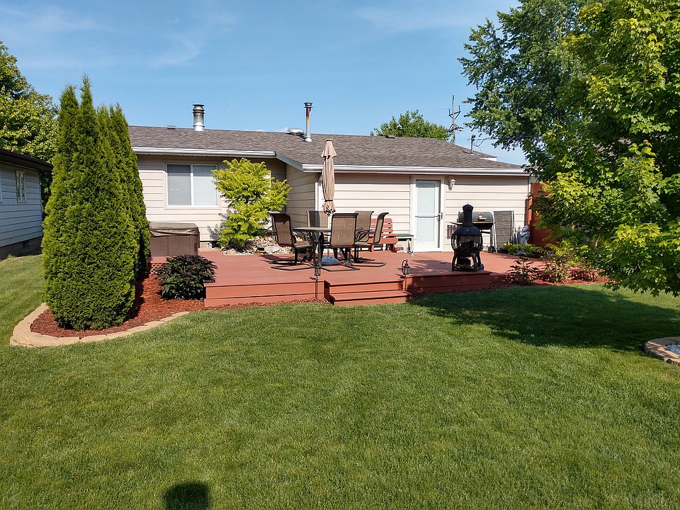Beautifully landscaped backyard