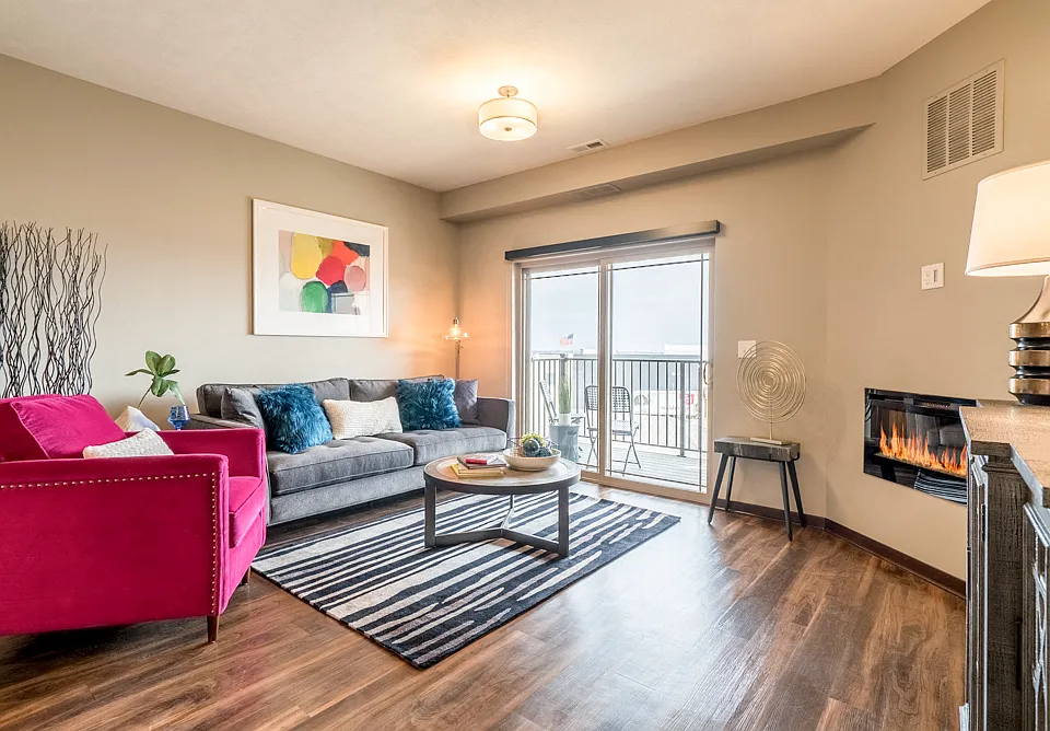 Our layouts feature hardwood-style floors, modern fireplaces, and balconies and patios.