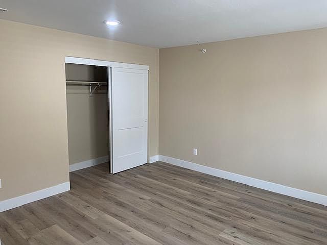 Large bedroom with closet
