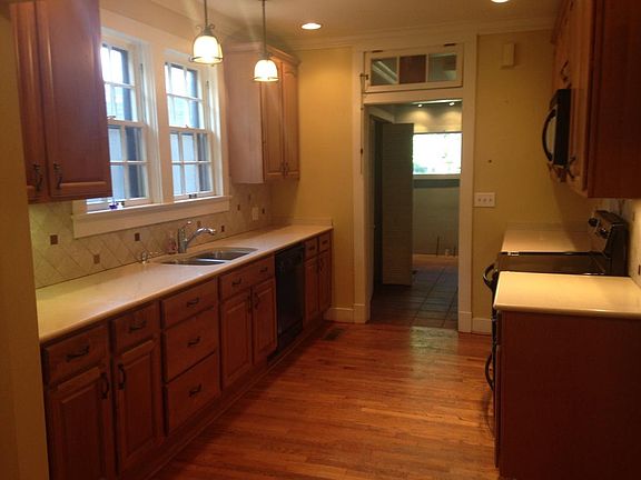Kitchen through door to Laundry Room