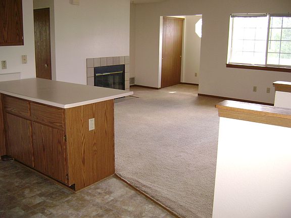 Open Concept kitchen with Vaulted Ceiling