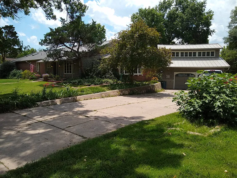 front yard looking from north to south