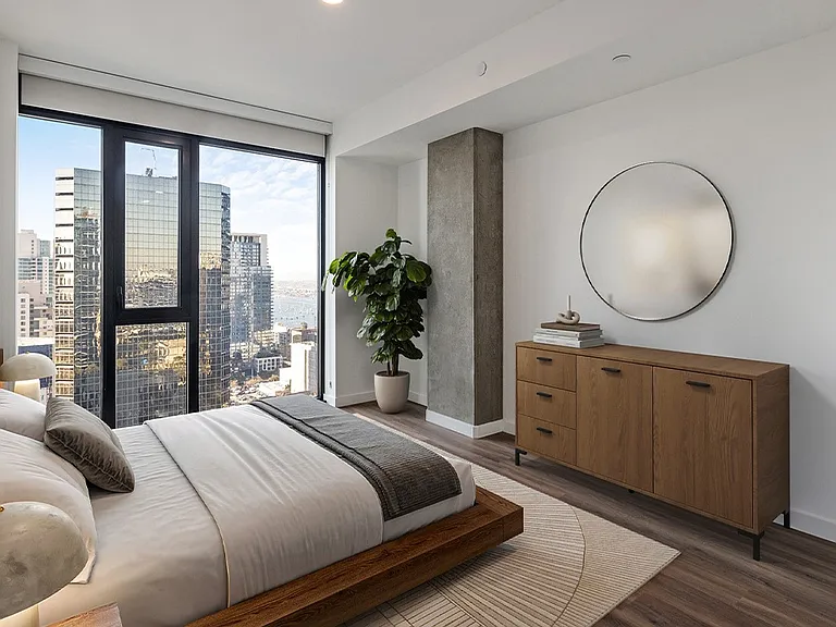 Virtually Staged Two-Bedroom Bedroom - The Torrey