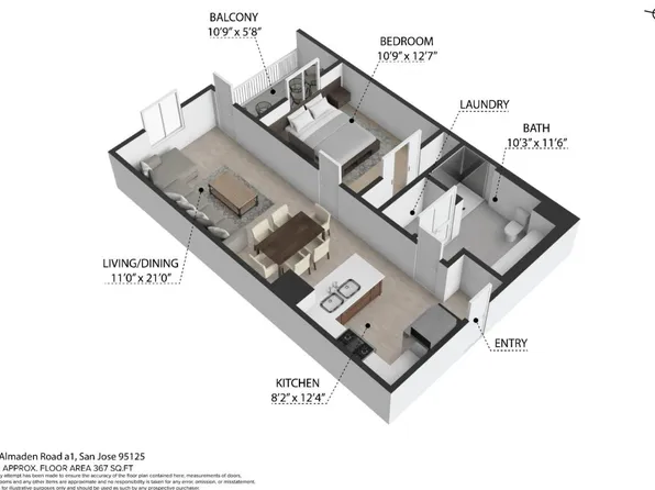 1853 Almaden Rd #326, Sanjose, CA 95124