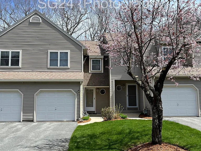 Front side of townhome