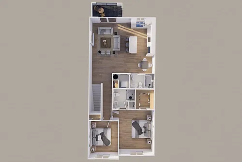 Floor plan Upper - Scenic View - 1 Stall