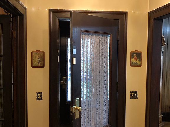 Front entrance double doors