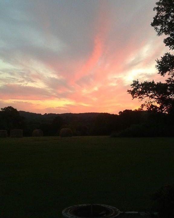 The Best Sunsets around, view from the front porch