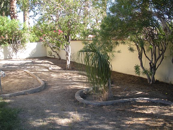 Un-developed corner of back