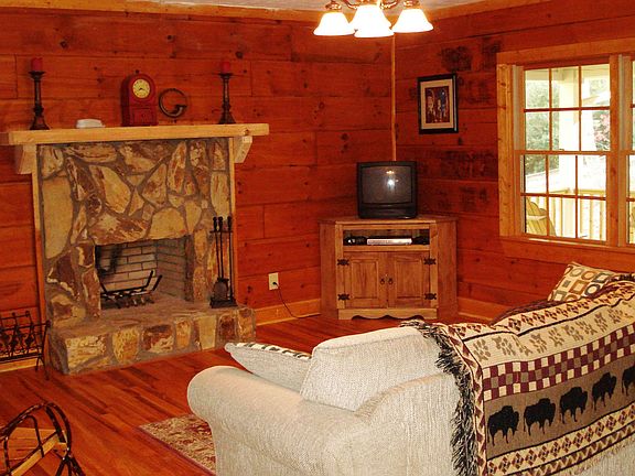 Wood Burning Fireplace