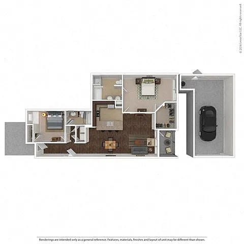 Floor plan Nova - with attached garages