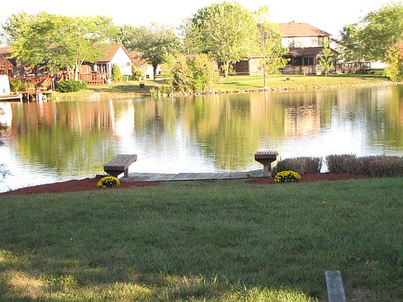 8 1/2 acre lake in backyard