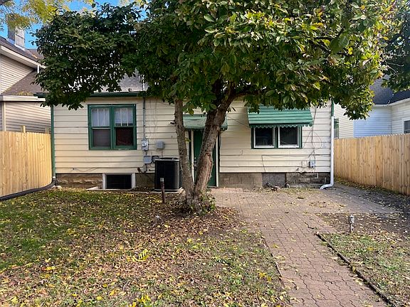 fenced in back yard