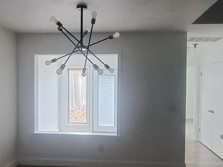 This could be an eating area or a sitting area.
