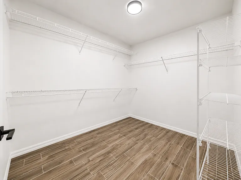 Primary walk-in closet