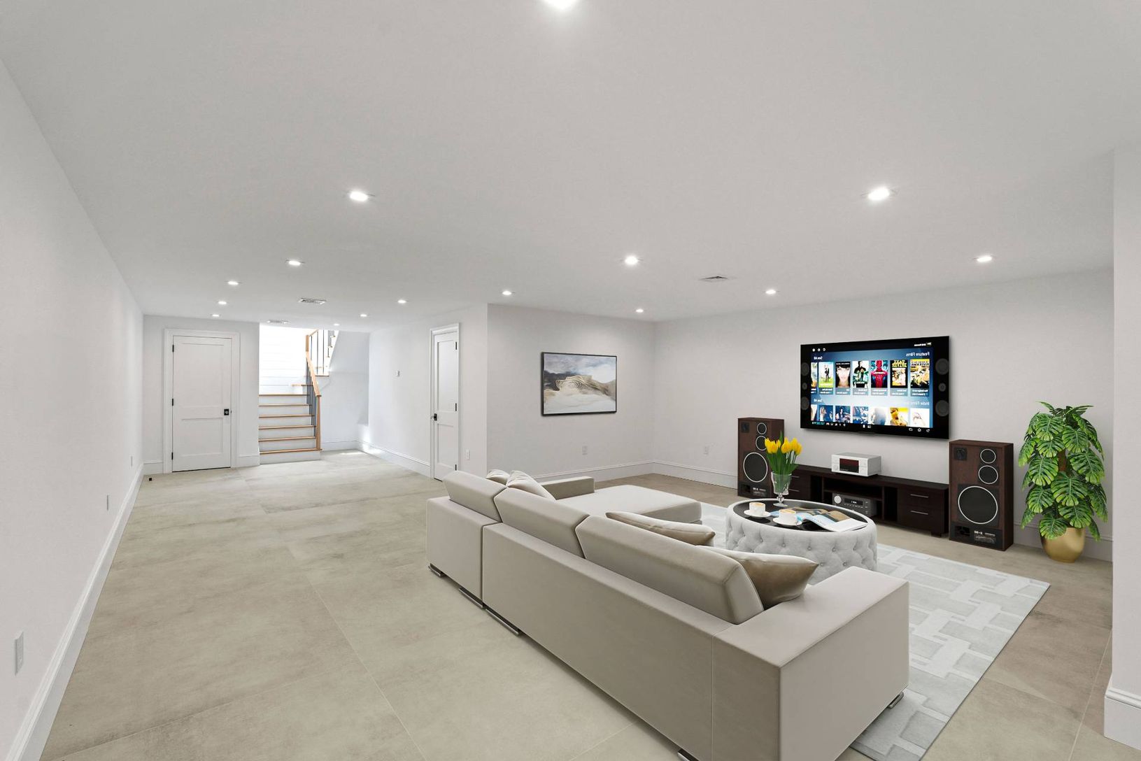  Fully finished lower level with 4 egress windows, OSE  and plenty of natural light 