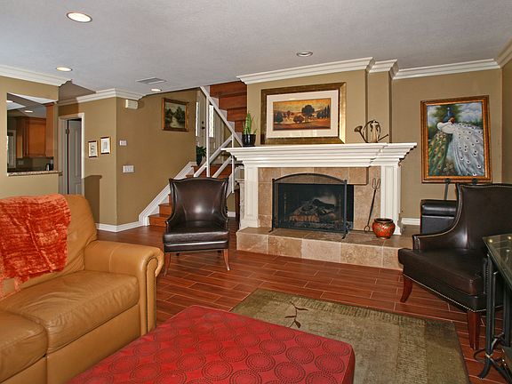 Living room & fireplace