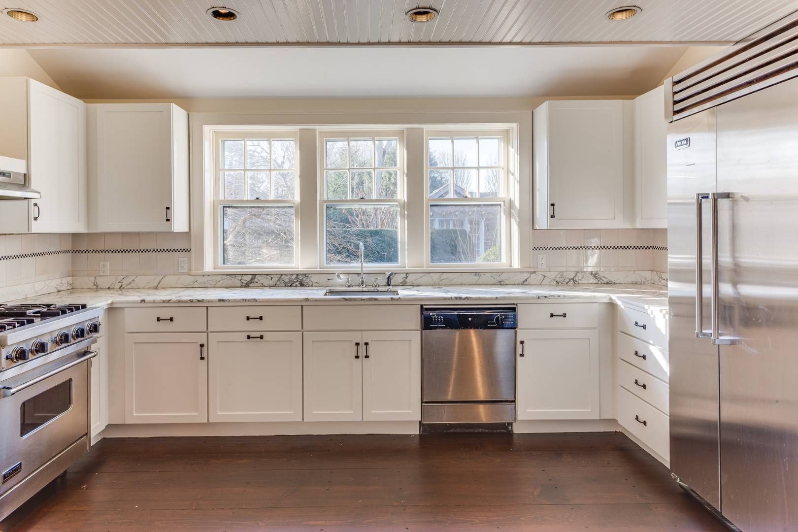  South-Facing Custom Kitchen, Marble Countertops