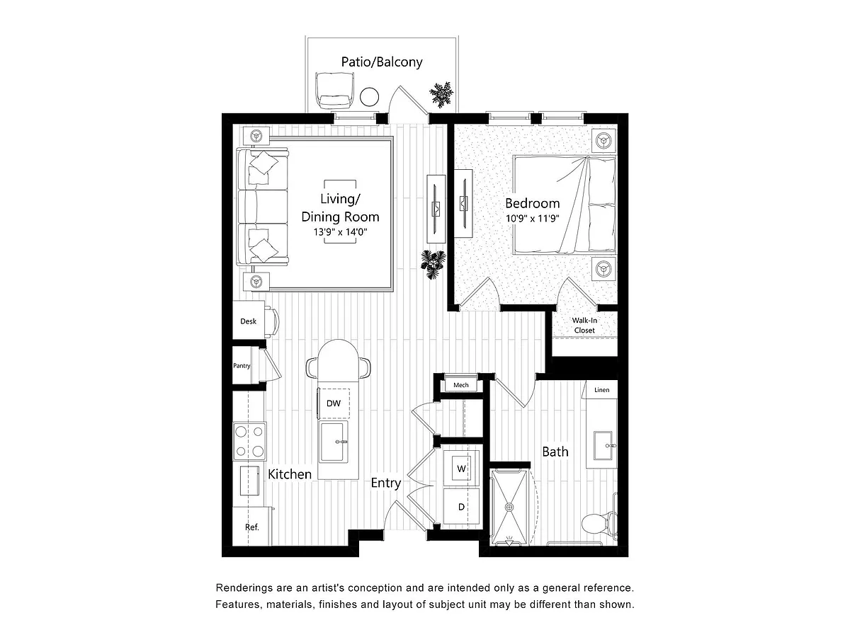 Floor plan A1-60