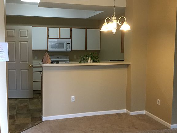 Breakfast bar and kitchen.