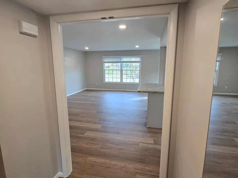 Hallway looking out to great room