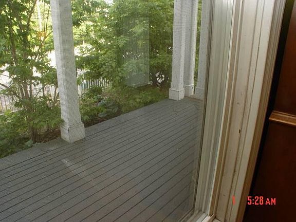 Porch view from bedroom