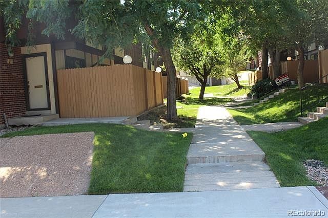 Walkway to unit