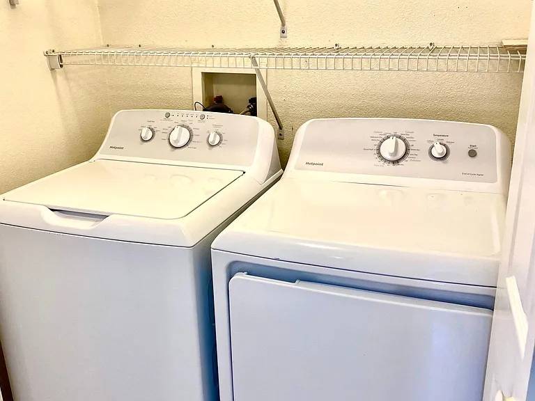 Full size washer & dryer