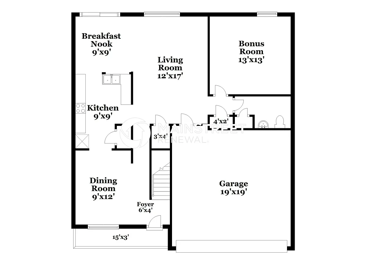 Floor Plan - 4303 Waldridge Rd