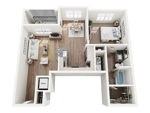 Floor plan A21
