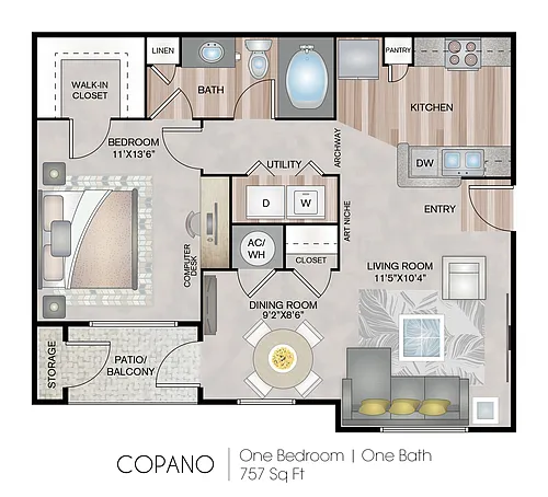 Floor plan Copano