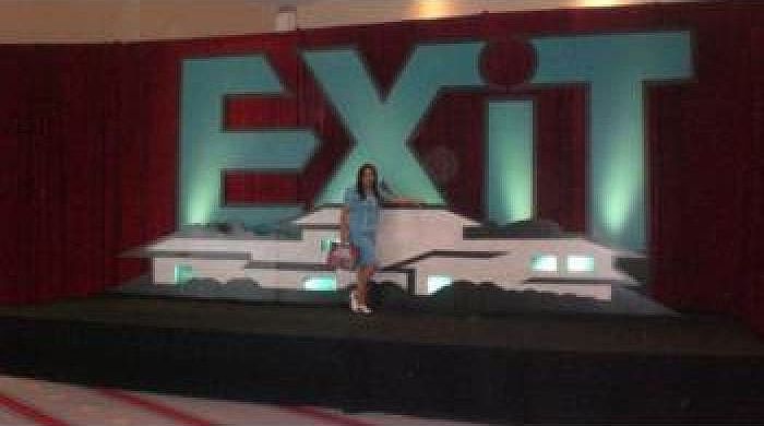Follow the EXIT sign