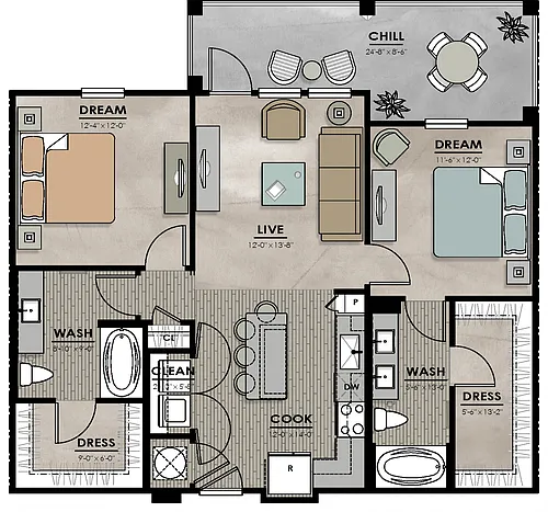 Floor plan B1.1 ALT