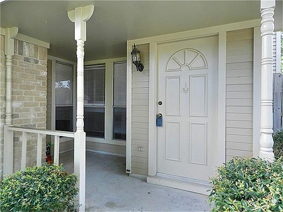 Enjoy this covered porch on a cool fall evening.