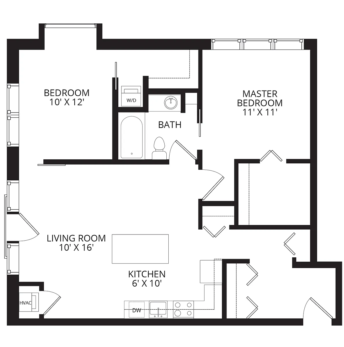 Floor plan 2X1 B2